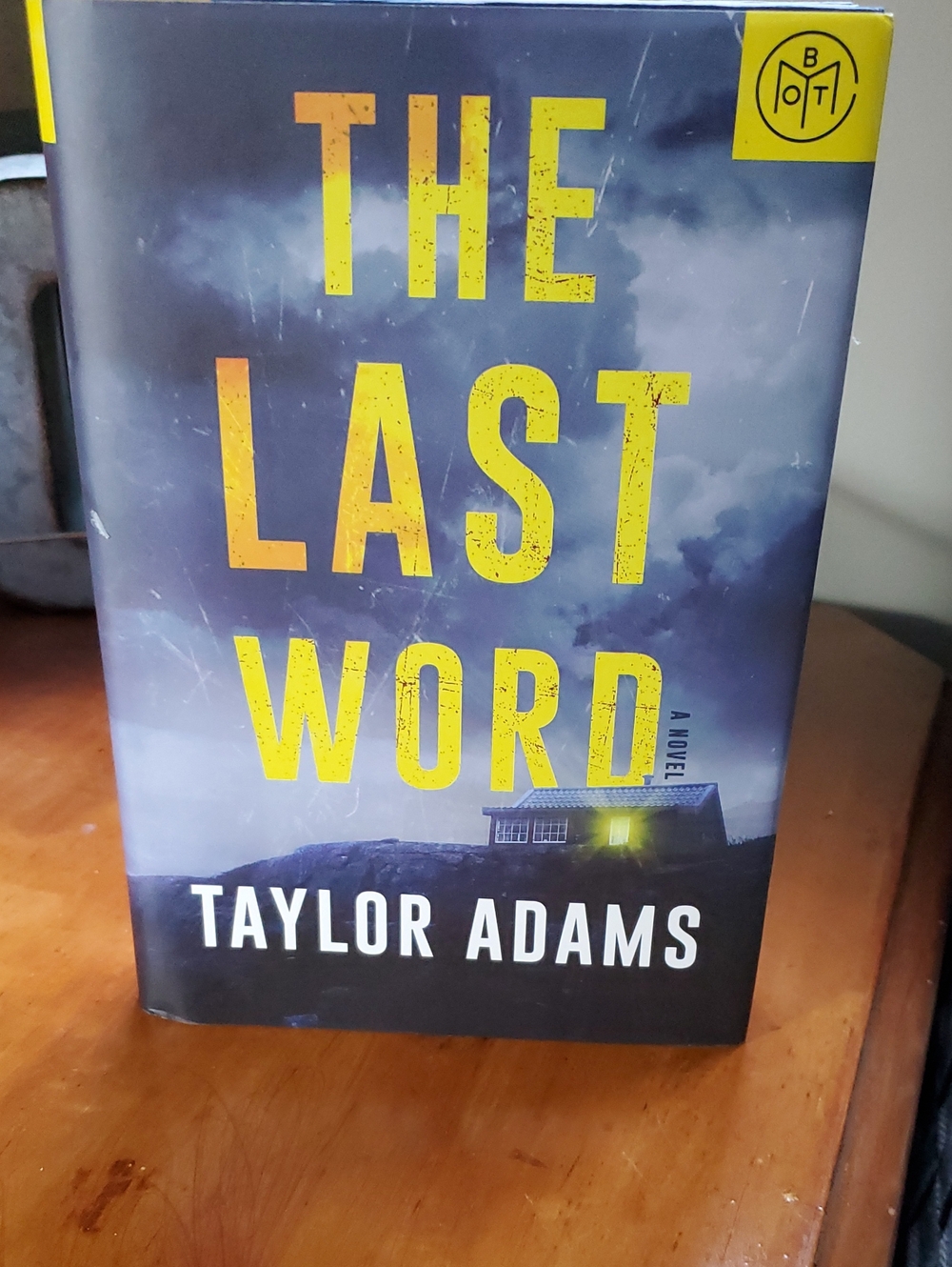 The Last Word by Taylor Adams — Yellow Cover Coffee Table Book